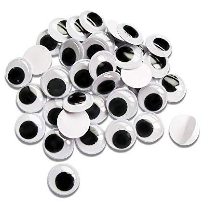 Plastic Googly Eyes 14mm Pack of 50 Craft, School, Home & Office